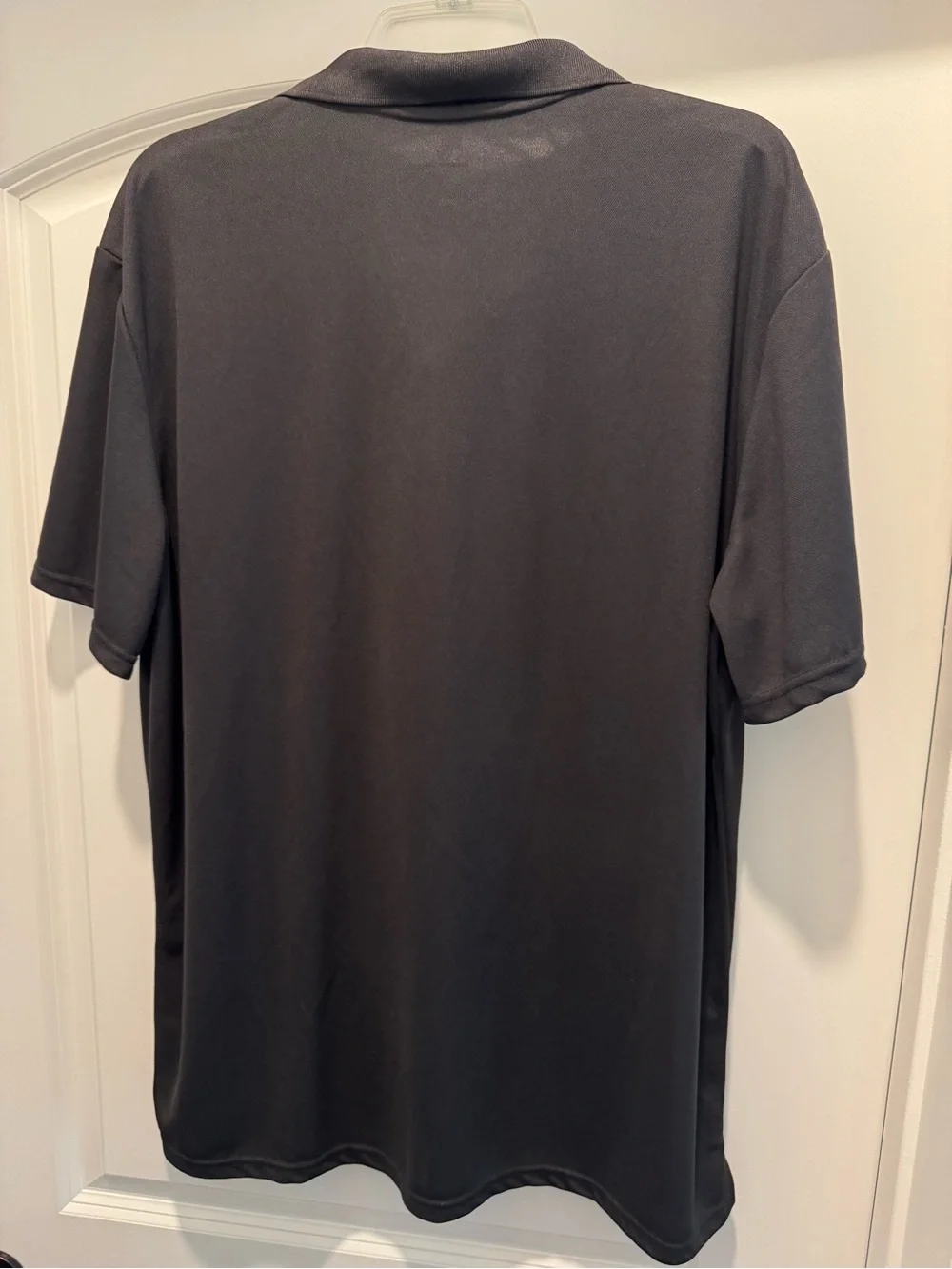 Men's Real Essentials Black Performance Polo Shirt